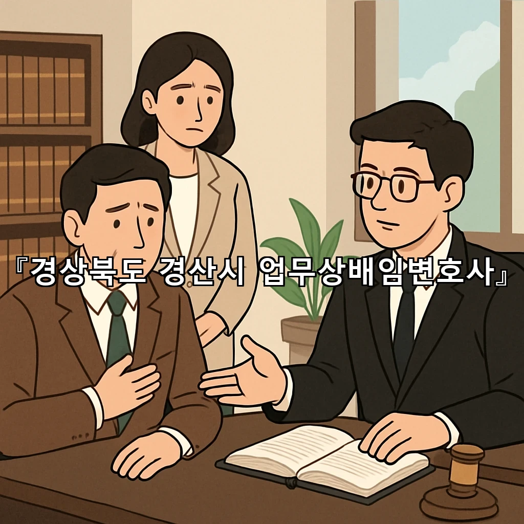 경상북도 경산시 업무상배임변호사