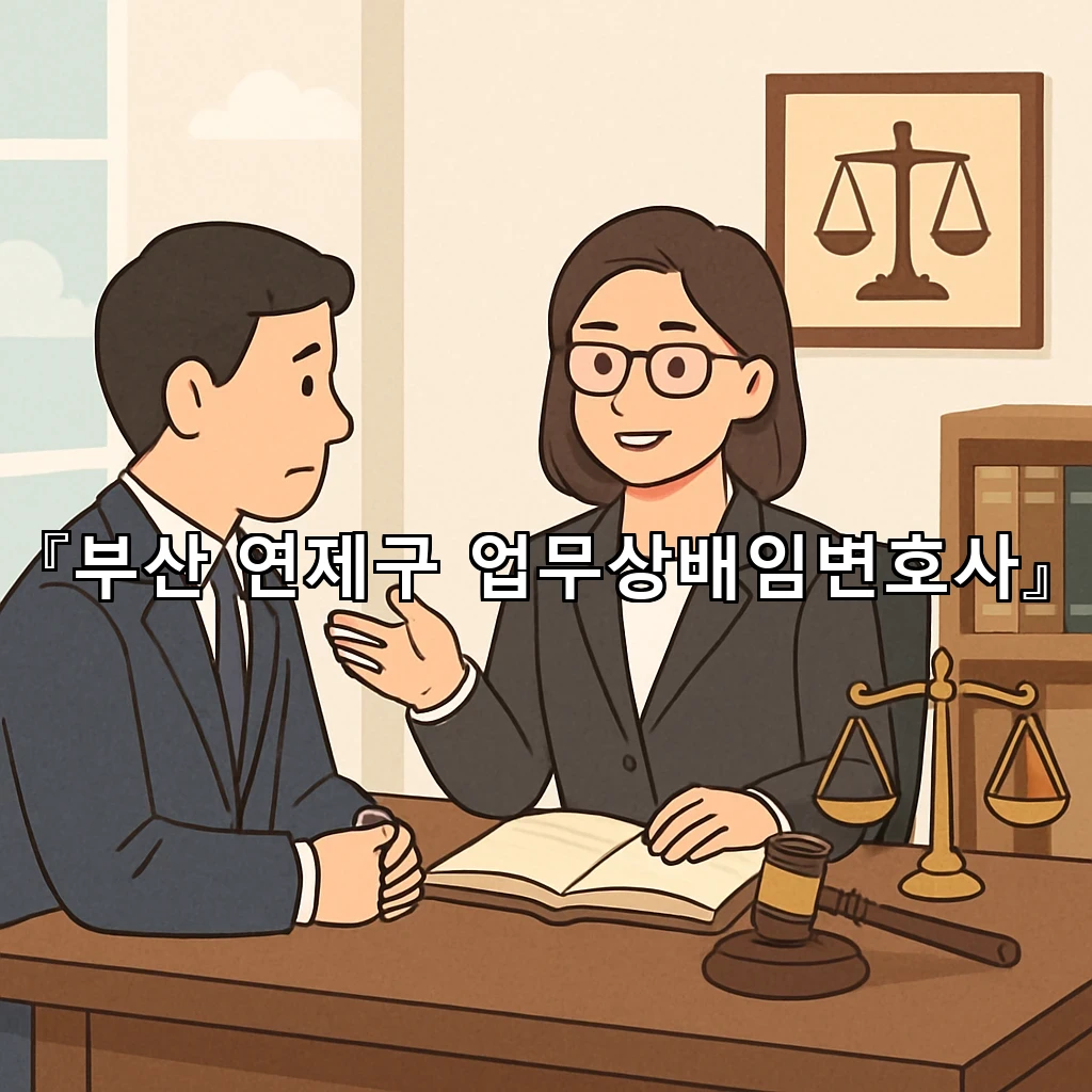 부산연제구업무상배임변호사 사건 흐름을 먼저 짚는 판단의 기준