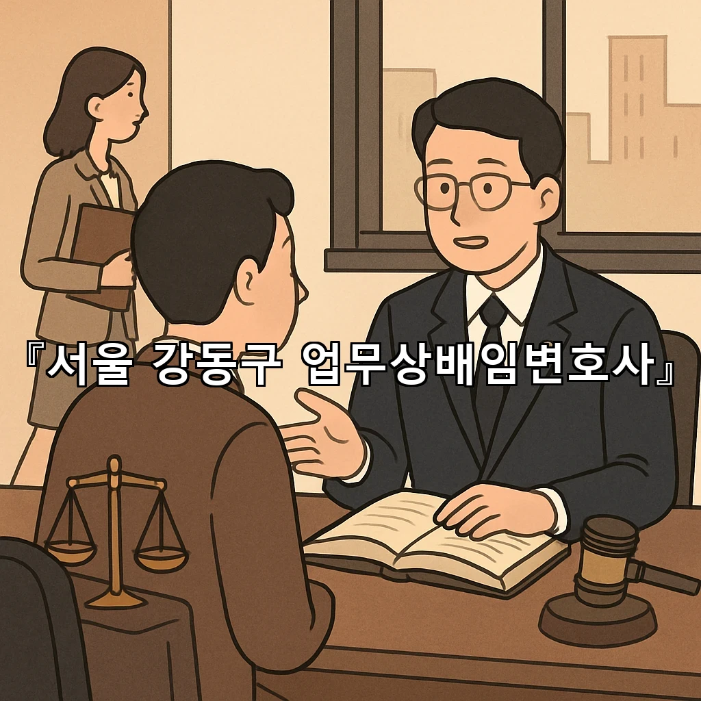 서울 강동구 업무상배임변호사