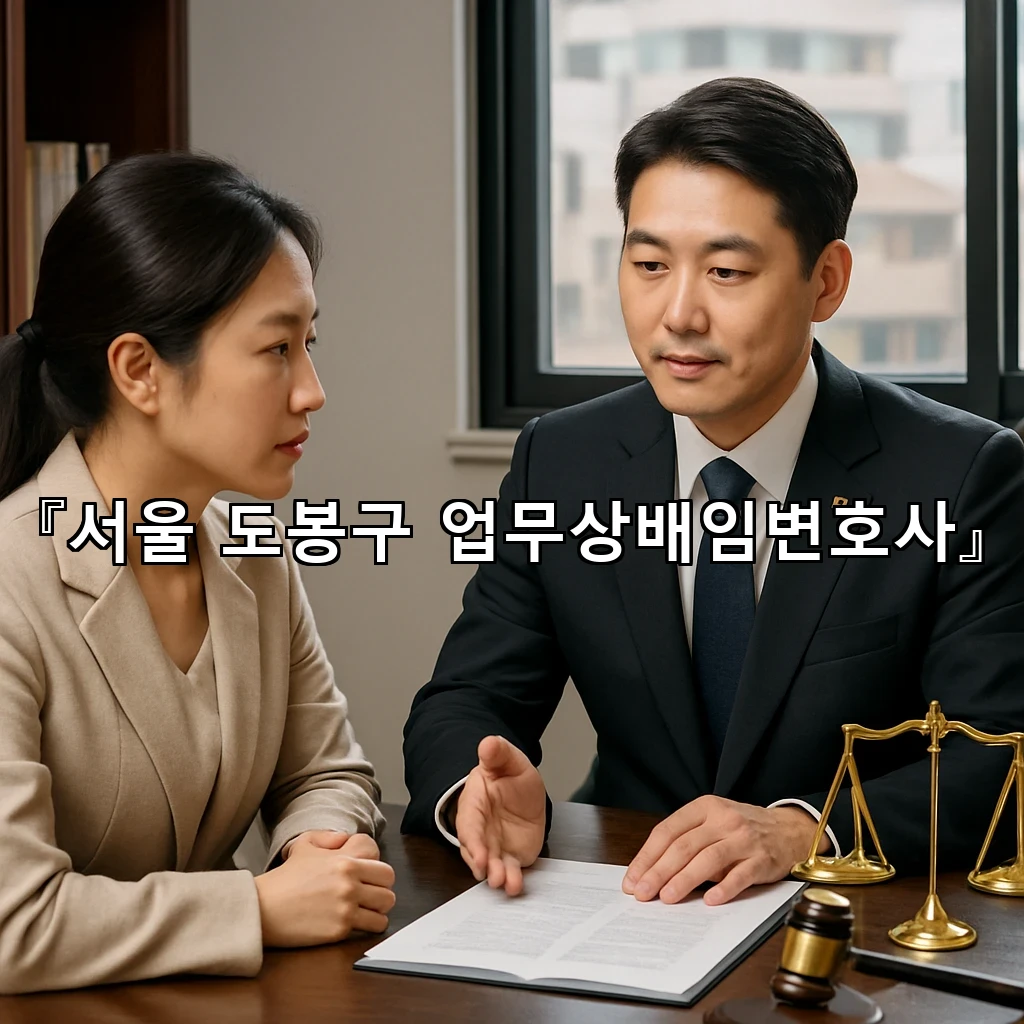 서울도봉구업무상배임변호사 사건의 흐름을 차분히 짚어보는 길잡이