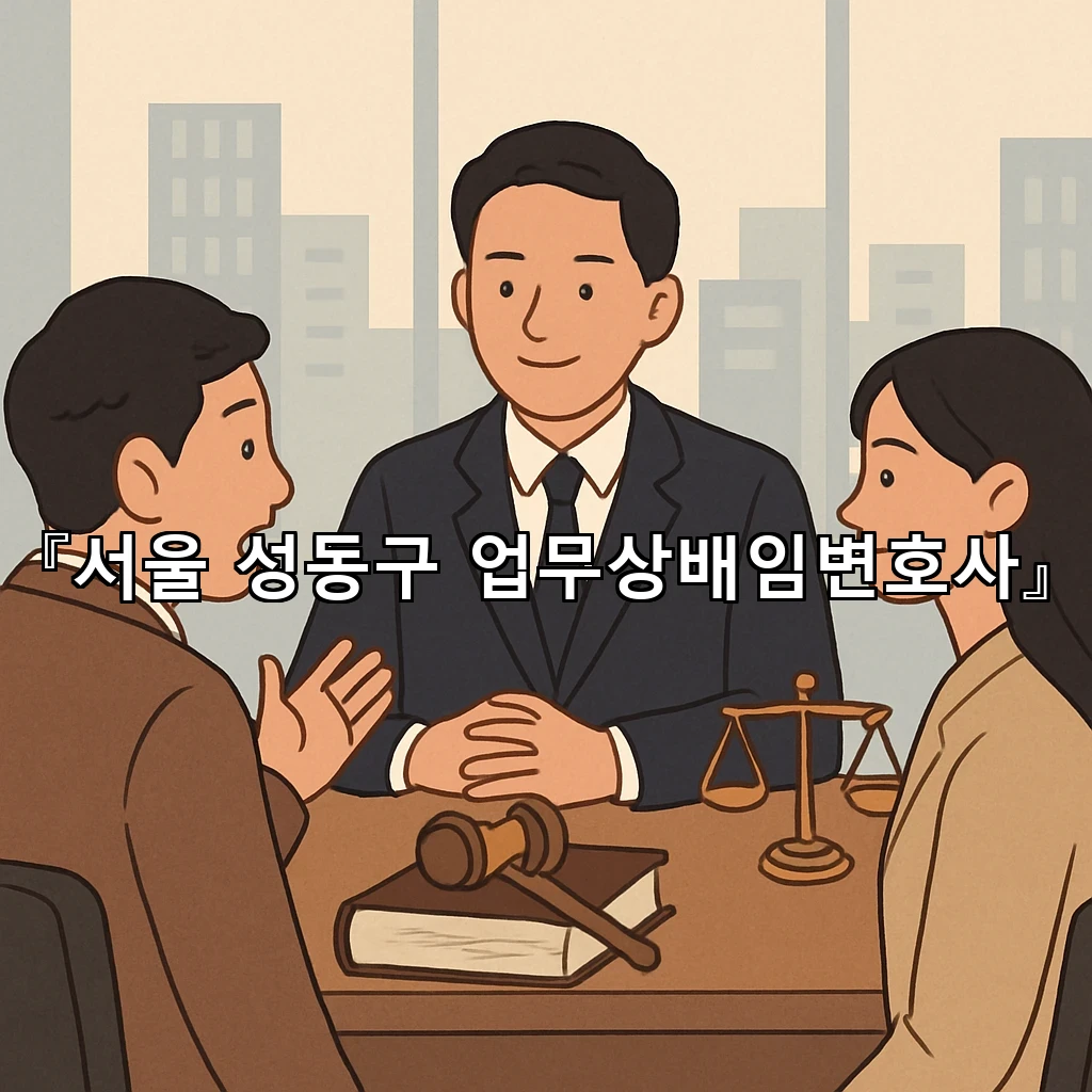 서울 성동구 업무상배임변호사