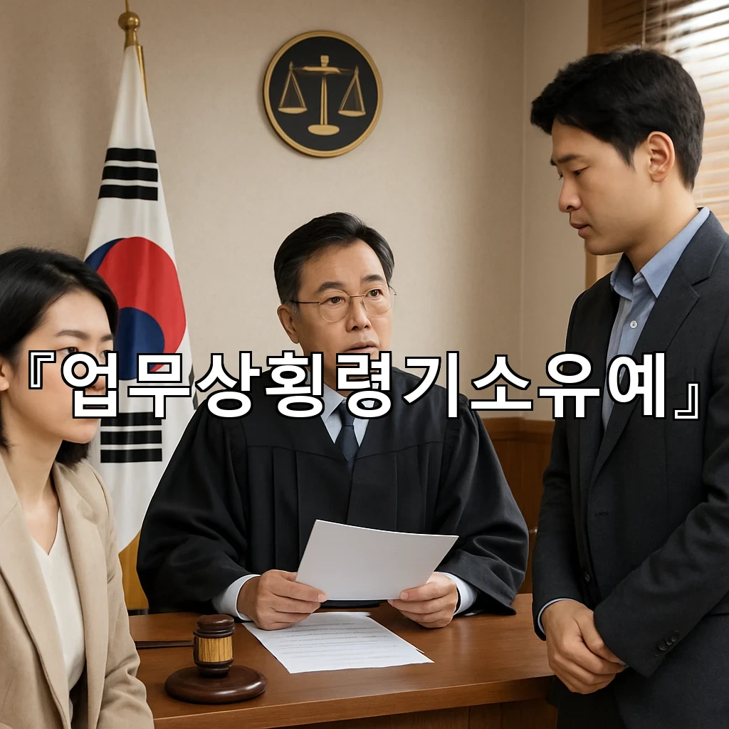 업무상횡령기소유예를 준비할 때 놓치기 쉬운 핵심 포인트