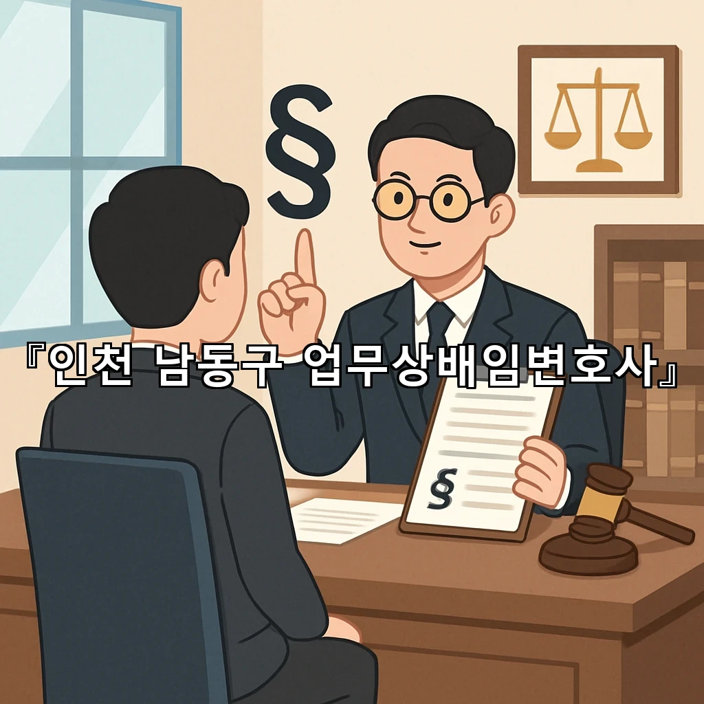 인천남동구업무상배임변호사 사건의 흐름을 짚어 보는 실무 안내
