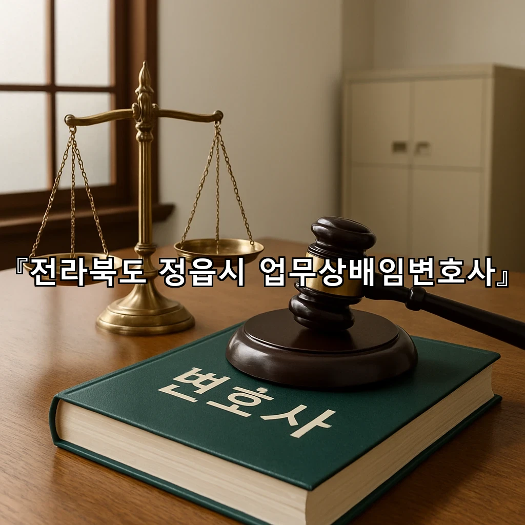 전라북도 정읍시 업무상배임변호사