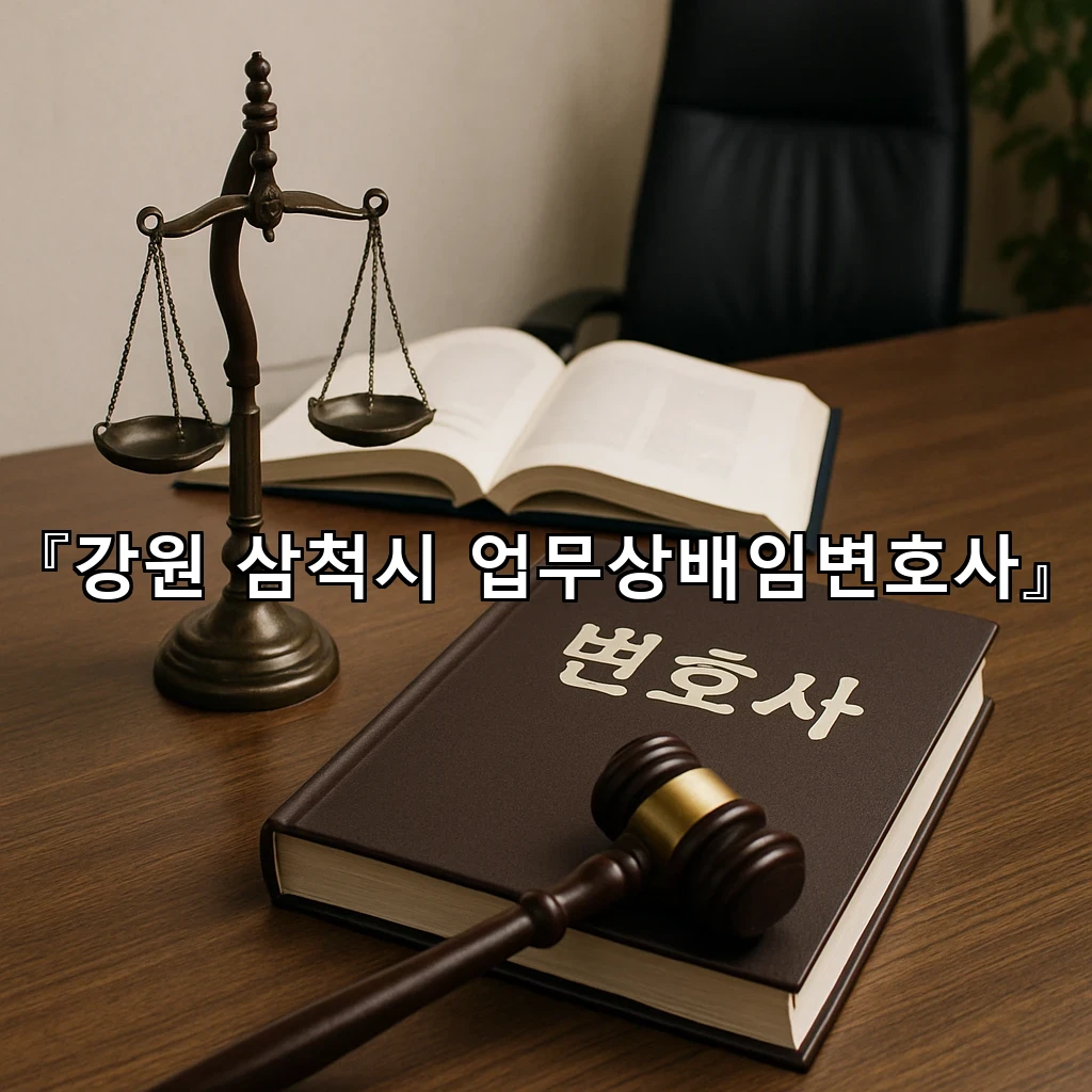 강원삼척시업무상배임변호사 수사 단계에서 놓치기 쉬운 핵심 정리