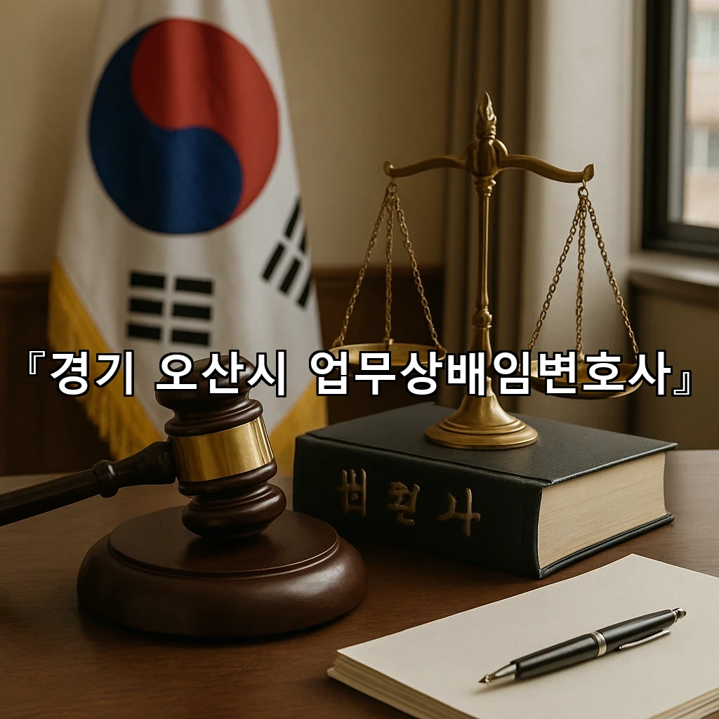 경기 오산시 업무상배임변호사