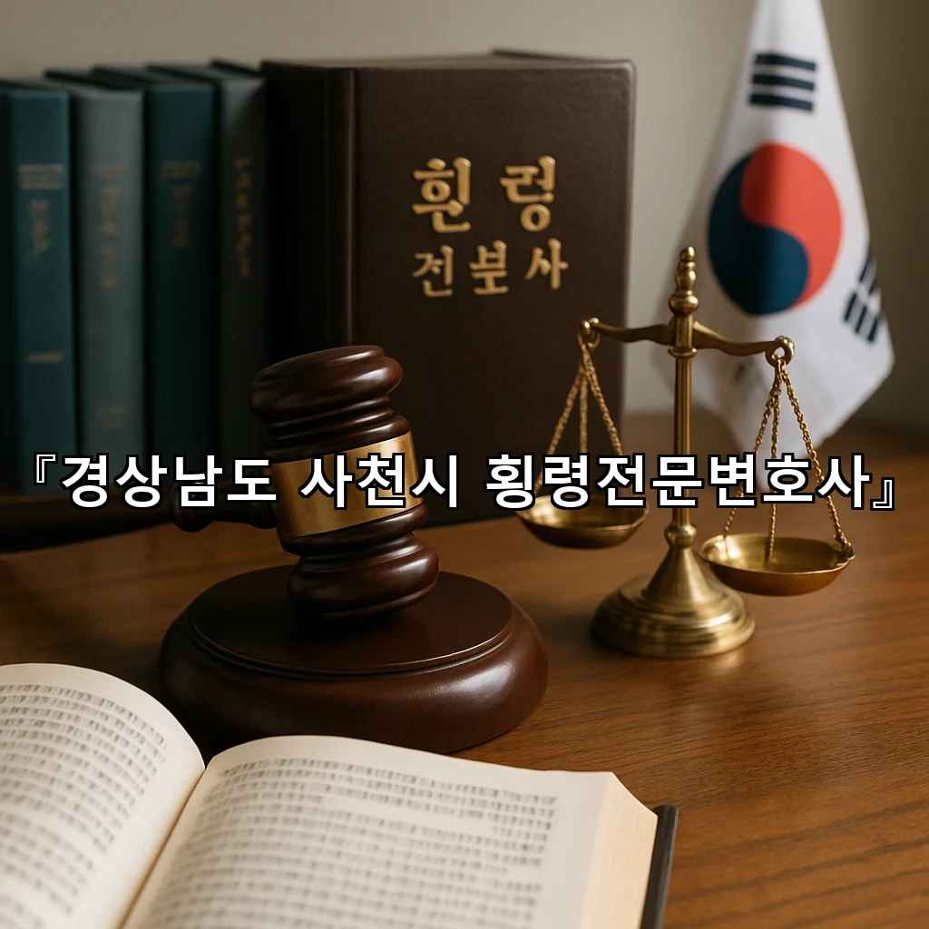 경상남도사천시횡령전문변호사 사실관계를 풀어내는 첫 점검의 핵심