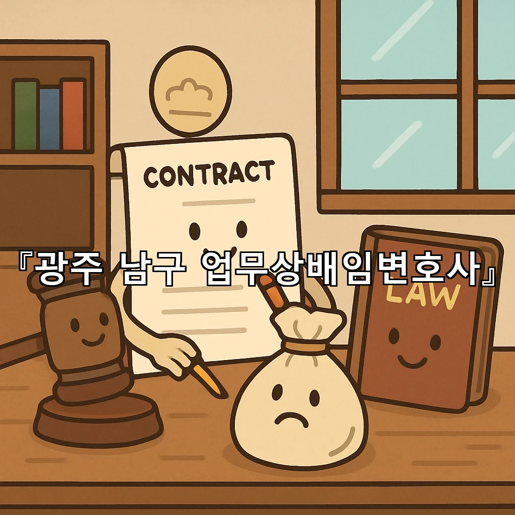 광주남구업무상배임변호사 사건의 흐름을 읽는 새로운 시선 안내