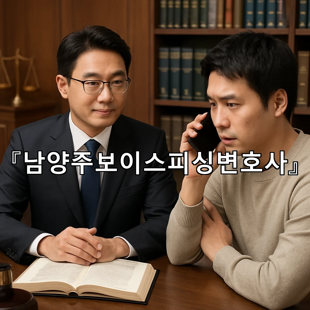 남양주보이스피싱변호사 갑작스러운 연락 이후 확인해야 할 사항들