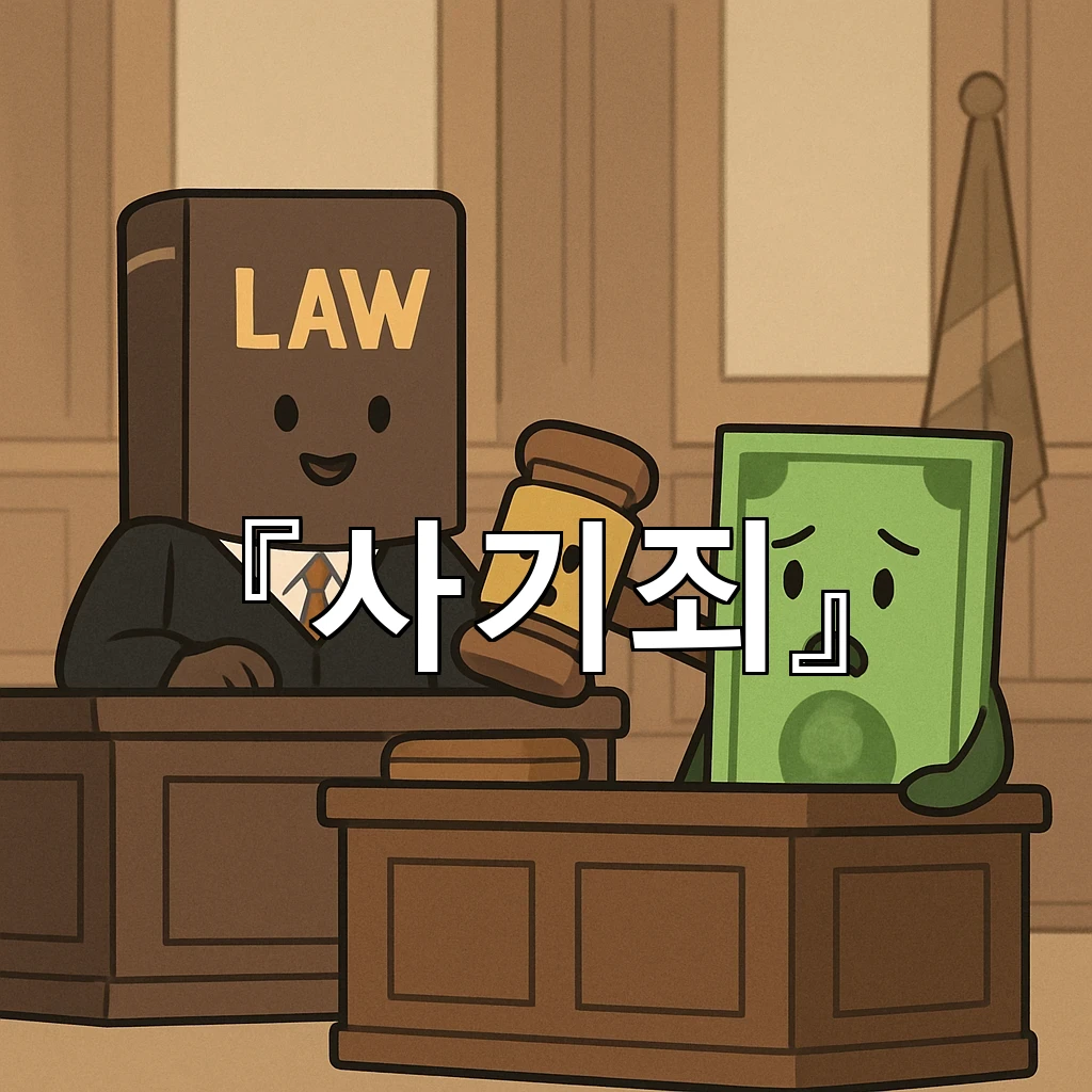 사기죄 말보다 먼저 남는 장면을 따라가 보는 시간의 기록