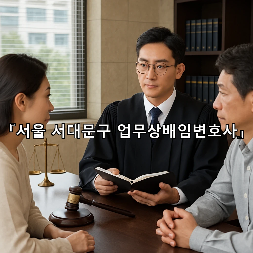 서울 서대문구 업무상배임변호사