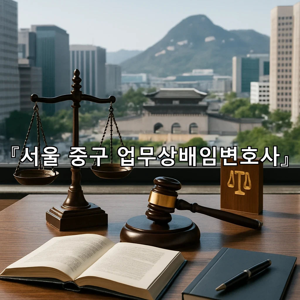 서울중구업무상배임변호사 사건의 흐름을 차분히 읽는 첫걸음