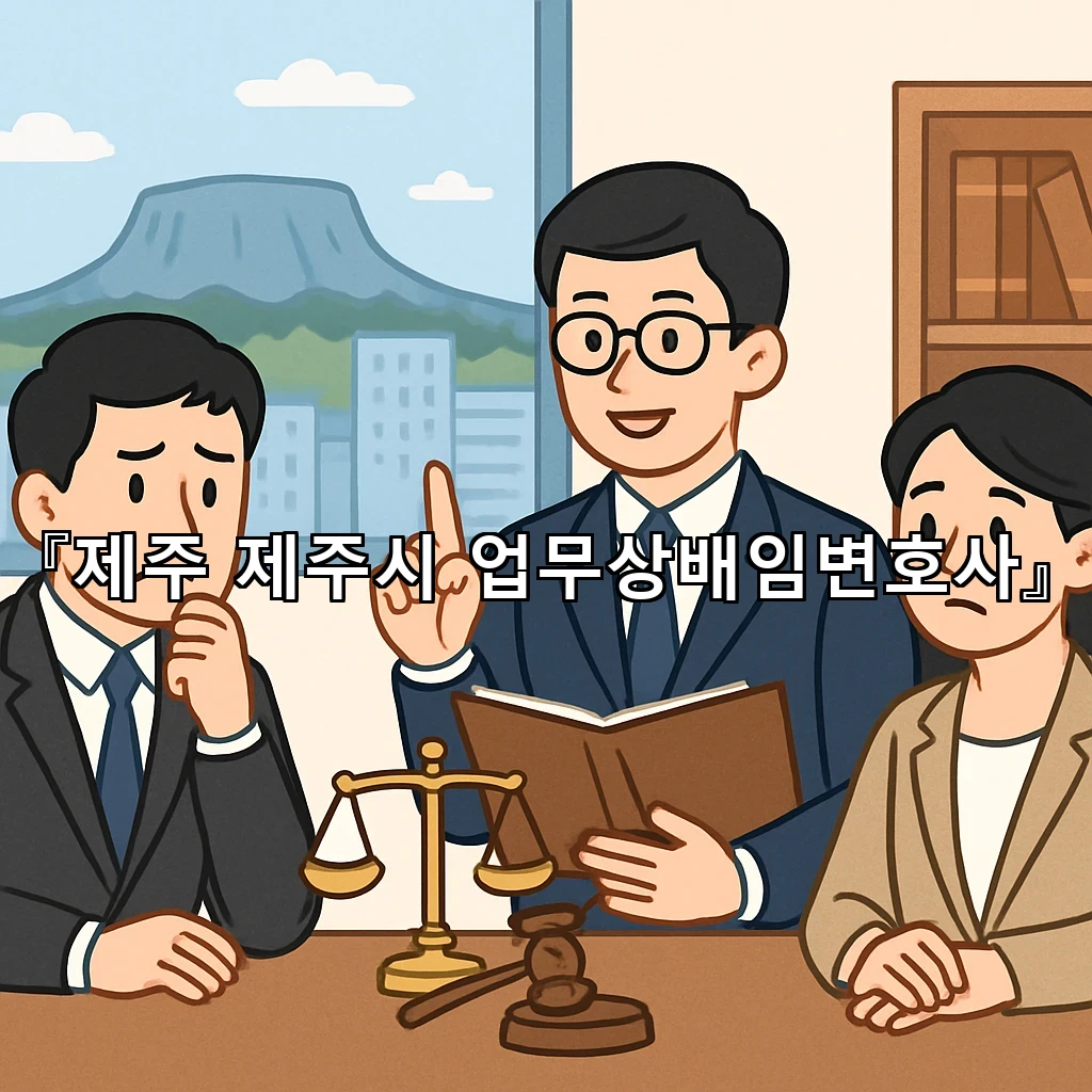 제주제주시업무상배임변호사 사건의 흐름을 먼저 짚는 실무 안내