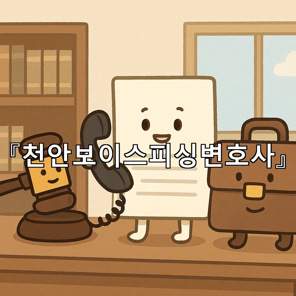 천안보이스피싱변호사 첫 대응이 결과를 바꾸는 순간을 살펴보기