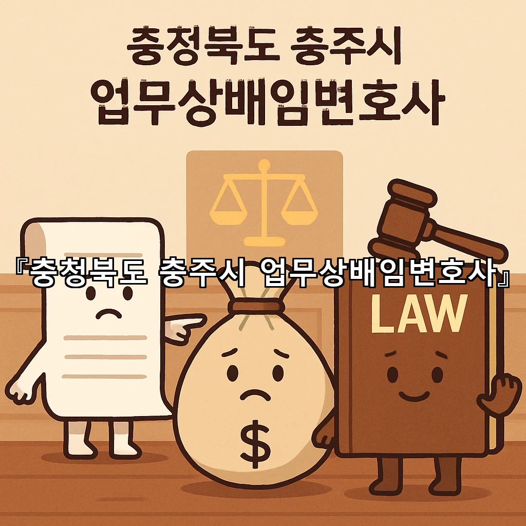 충청북도충주시업무상배임변호사 사건 흐름을 먼저 읽는 실무 안내