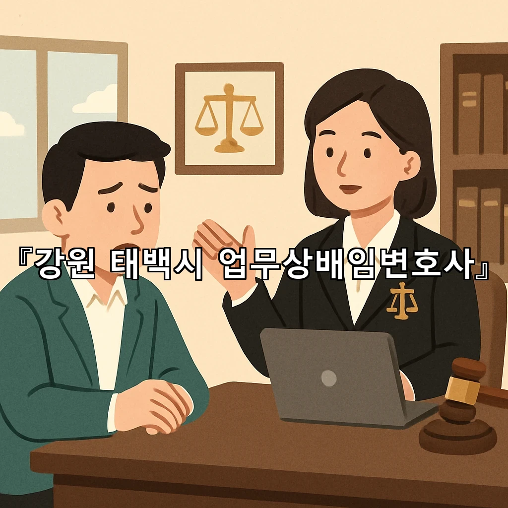 강원 태백시 업무상배임변호사