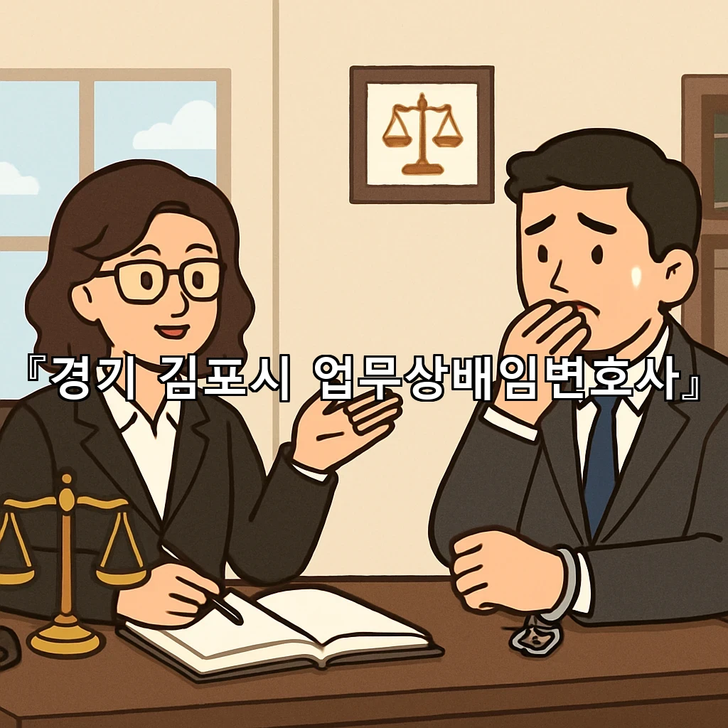 경기김포시업무상배임변호사 갈등이 커지기 전 먼저 확인할 쟁점들