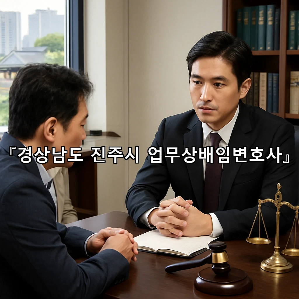 경상남도 진주시 업무상배임변호사