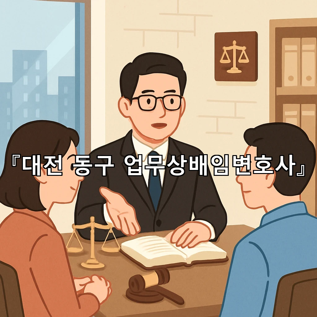 대전 동구 업무상배임변호사