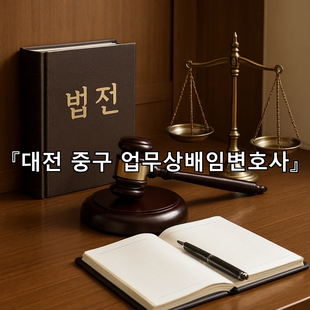 대전중구업무상배임변호사 사건의 흐름을 먼저 읽는 실무 안내서