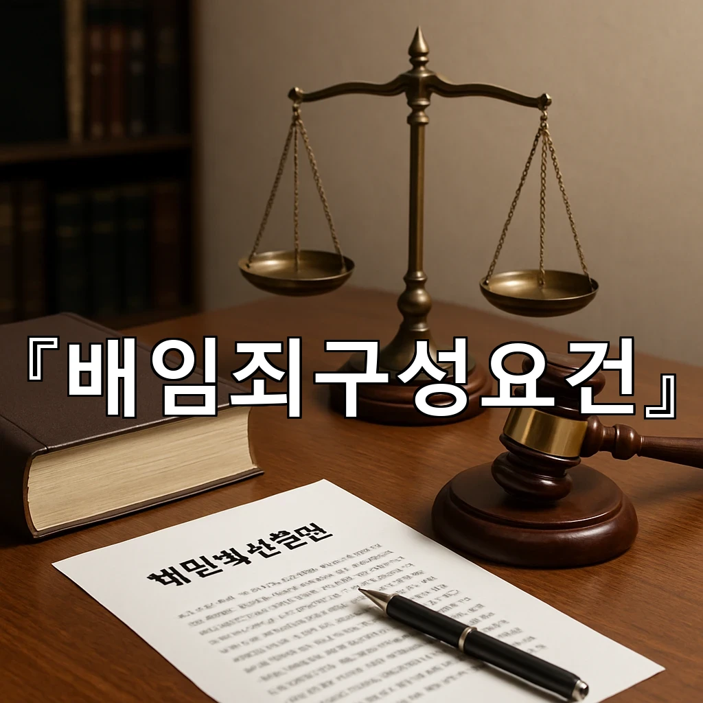 배임죄구성요건 계약 관계 속 의무 위반의 의미를 해석하기