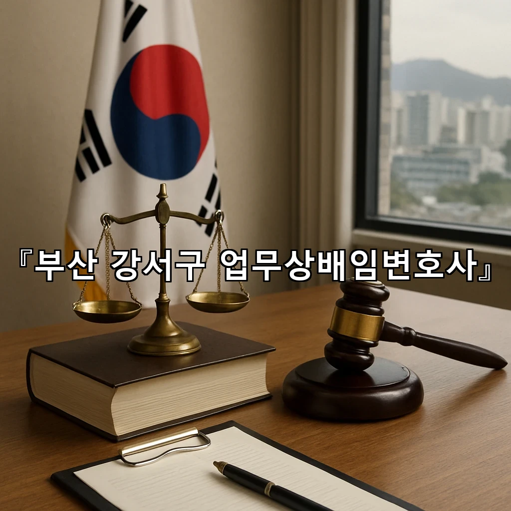 부산강서구업무상배임변호사 판단 기준을 알기 쉽게 풀어낸 안내문