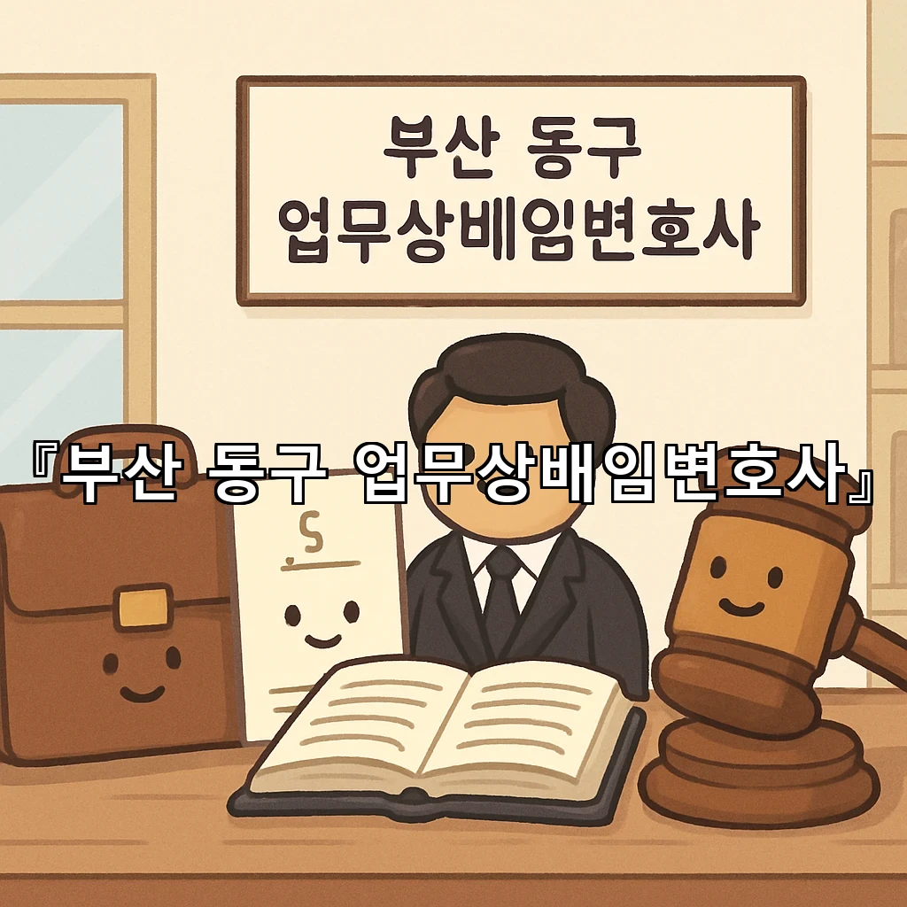 부산동구업무상배임변호사 초기 대응이 결과를 바꾸는 핵심 갈림길