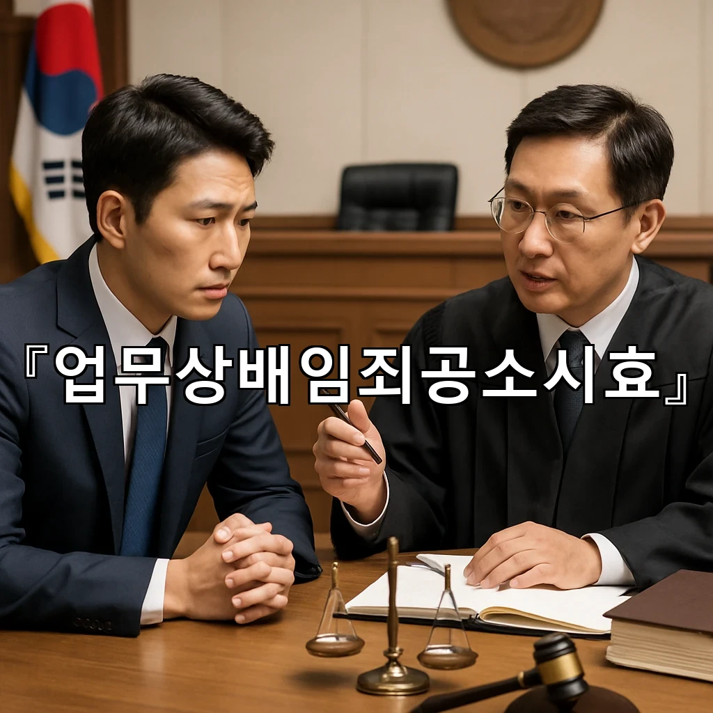 업무상배임죄공소시효 흐름을 먼저 짚어야 하는 이유와 대응 방식