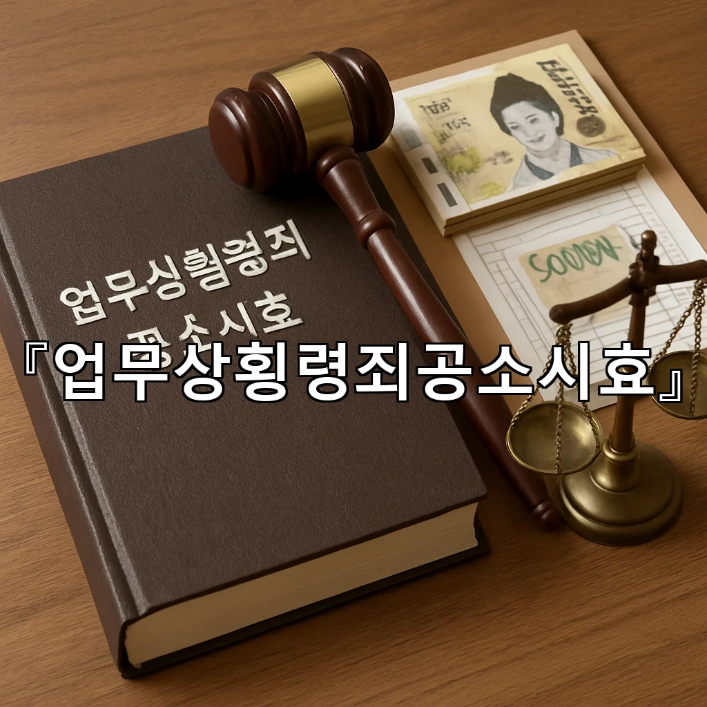 업무상횡령죄공소시효 지나기 전 꼭 알아둘 흐름과 판단 기준