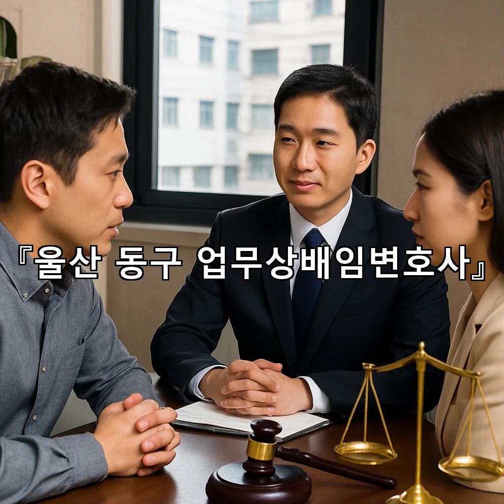 울산동구업무상배임변호사 선택 전 살펴볼 대응의 핵심 흐름