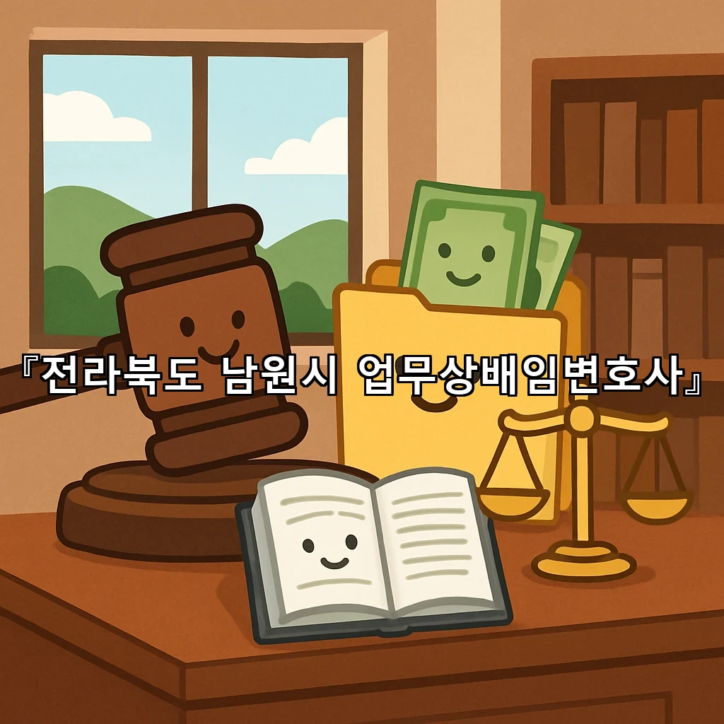 전라북도 남원시 업무상배임변호사
