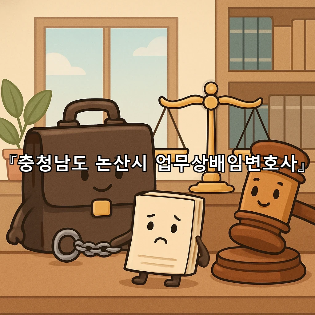 충청남도 논산시 업무상배임변호사