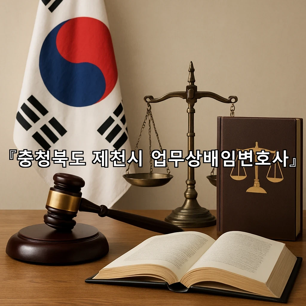 충청북도 제천시 업무상배임변호사