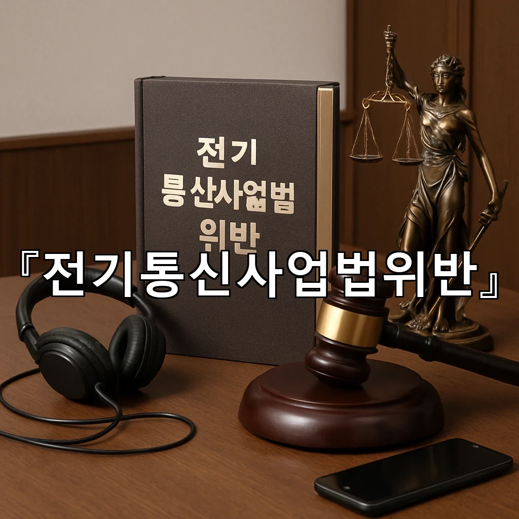 legal image 전기통신사업법위반 10446