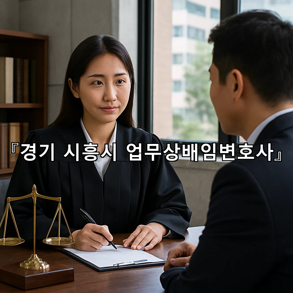 경기 시흥시 업무상배임변호사