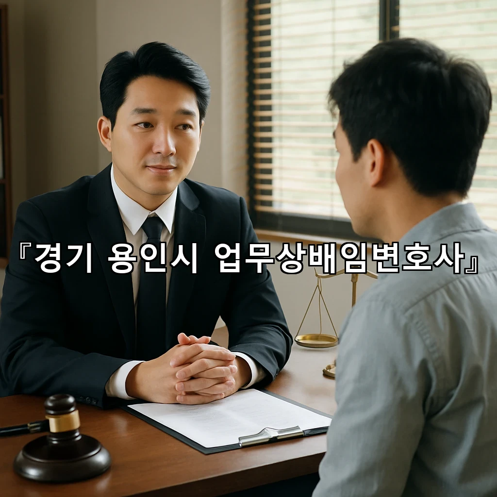 경기용인시업무상배임변호사 분쟁이 커지기 전 살펴볼 쟁점의 배열