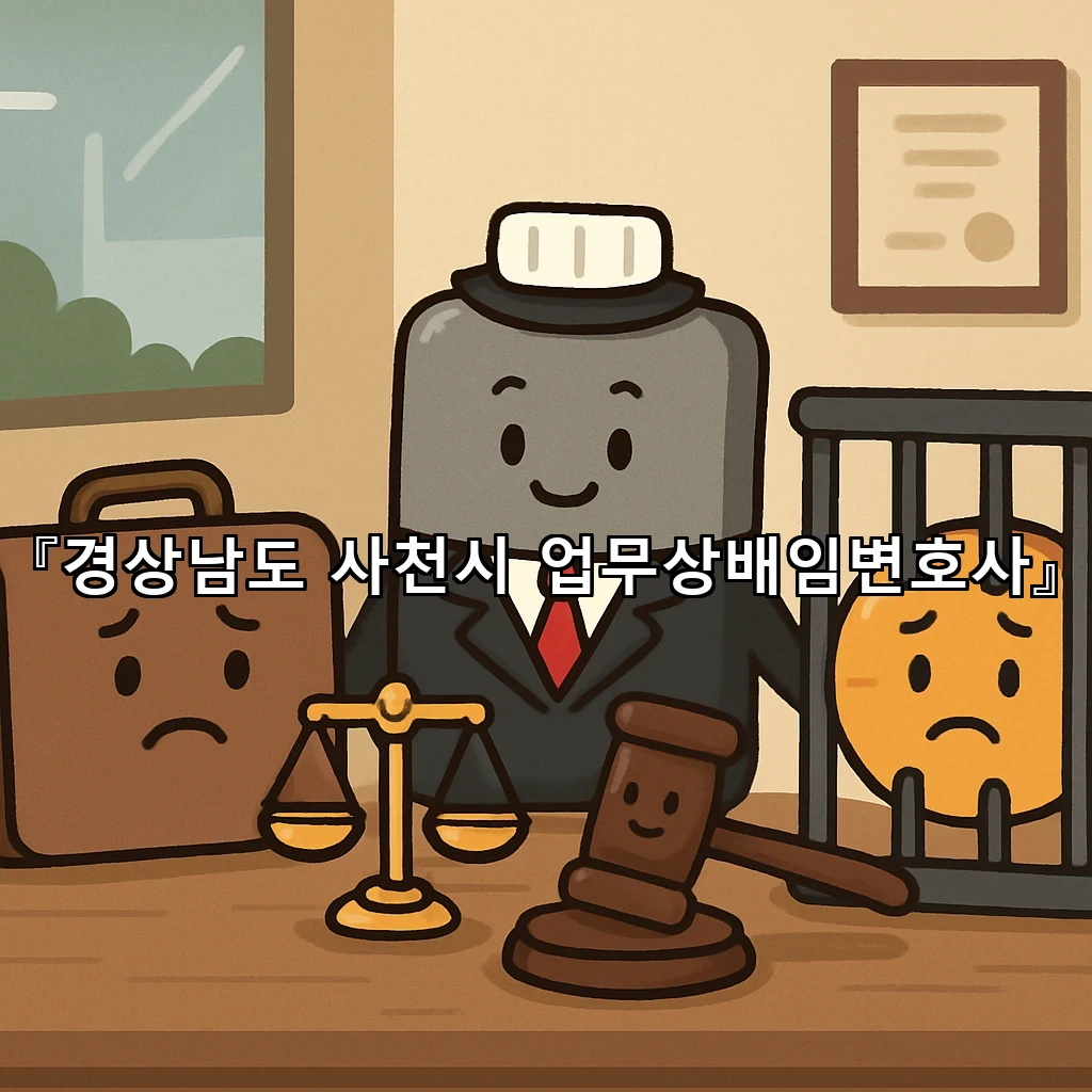 경상남도사천시업무상배임변호사 쟁점별 대응으로 불안 줄이는 방법