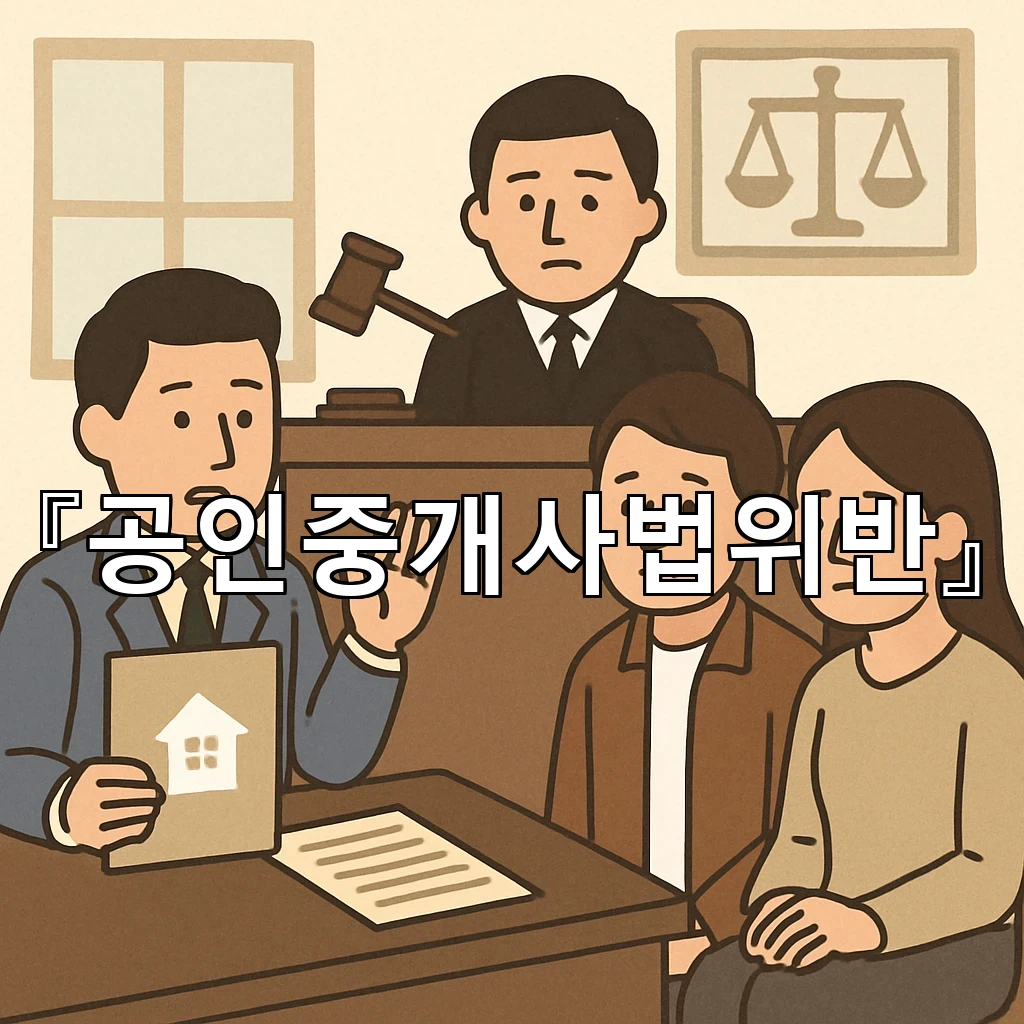 공인중개사법위반 거래 현장에 숨은 기준과 해석의 갈림길을 짚다
