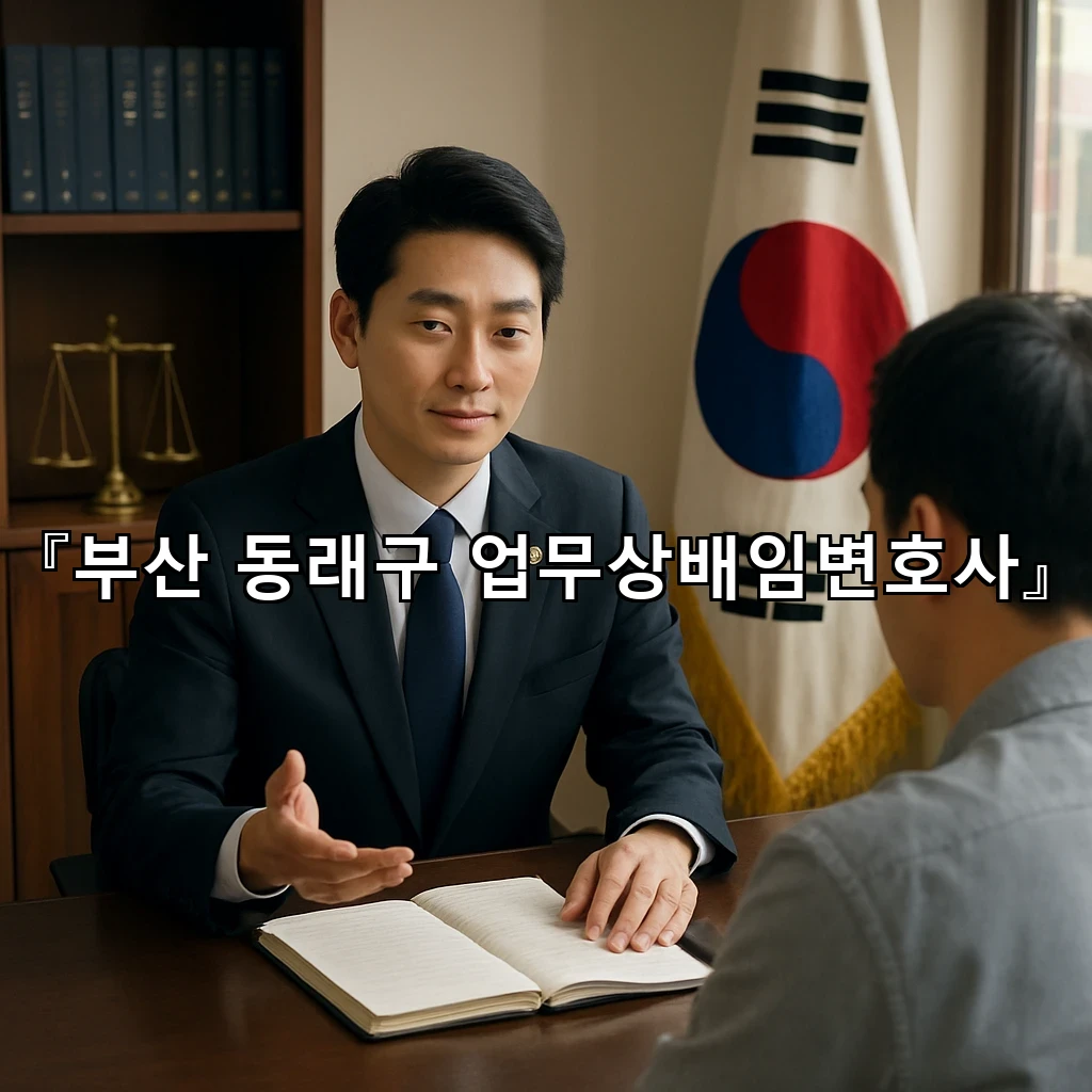 부산동래구업무상배임변호사 사건의 쟁점을 차분히 짚어보는 접근