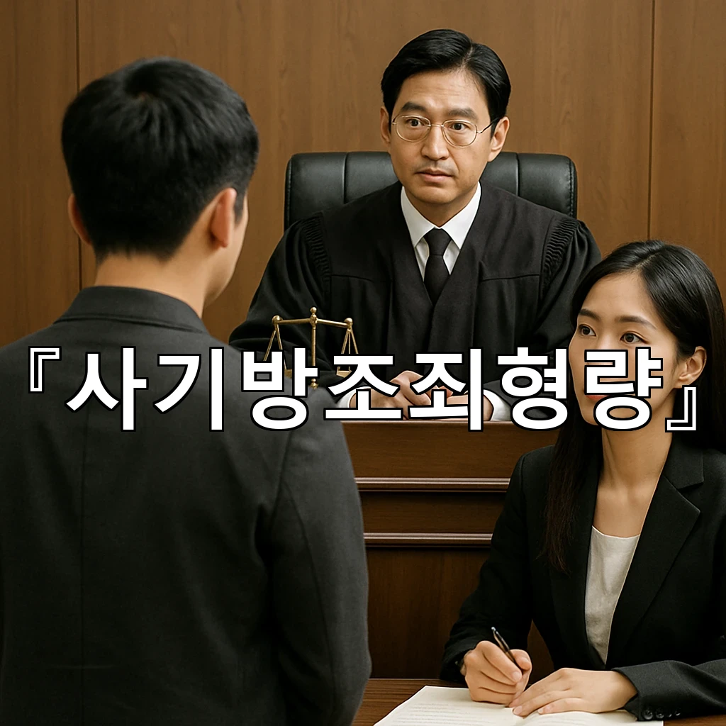 사기방조죄형량 사건 초기에 달라지는 판단의 핵심을 살펴보기